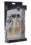 Lure Adjustable Nipple Clamps with Gold Spikes