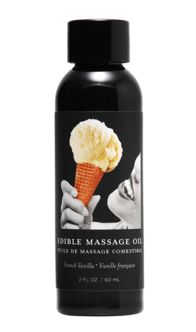 2 Ounce Edible Massage Oil- Strawberry