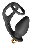 Ro-Zen Silicone Vibrating Cock Ring and Anal Plug