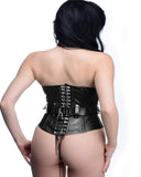 Strict Leather Locking Corset- Small