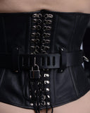 Strict Leather Locking Corset- Small