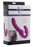 Evoke Vibrating Strapless Silicone Strap-on Dildo