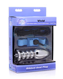 Vivid Uni-Polar E-Stim Cock and Ball Strap and Anal Plug