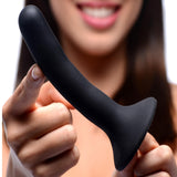 Black Silicone Strap-On Dildo - Small