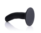 Black Silicone Strap-On Dildo - Small