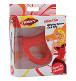 Heart On Vibrating Silicone Cock Ring