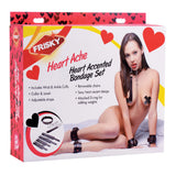 Heart Ache 5 Piece Heart Accented Bondage Set