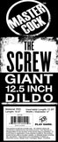 The Screw Giant 12.5 inch Dildo