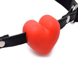 Heart Beat Silicone Heart Shaped Mouth Gag