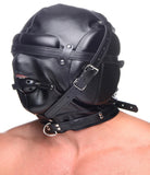 Bondage Hood with Breathable Ball Gag