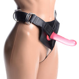 Flaunt Strap On with Pink G-Spot Dildo