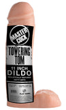 Towering Tom 11 Inch Flesh Dildo