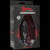 Kink Silicone Lube Luge Plug - 4 Inch