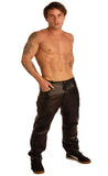 Mens Leather Pants- 34 Inch Waist