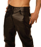 Mens Leather Pants- 34 Inch Waist