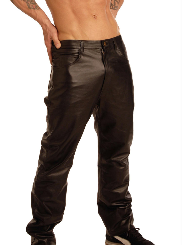 Mens Leather Pants- 34 Inch Waist