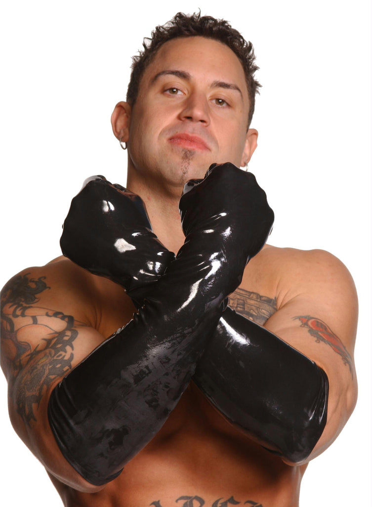 Mens LargeElbow-Length Gloves