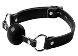 Classic Locking Silicone Ball Gag - Black