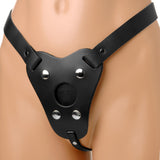 Professional Leather Strap-On Dildo Harness