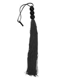 Medium Black Rubber Flogger