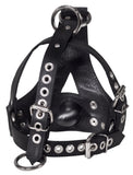 Strict Leather Bishop Head Harness with Removable Gag