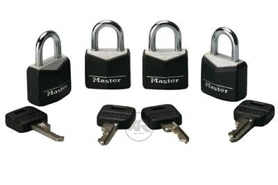 4 Pack Steel Masterlocks