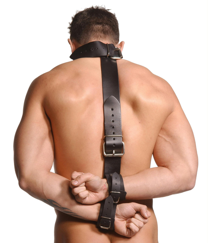 Strict Leather Neck-Wrist Restraint