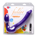 The FeelDoe Vibrating Silicone Harness Dildo