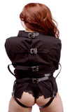 Strict Leather Black Canvas Straitjacket- Small