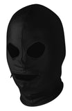 Spandex Zipper Mouth Hood with Eye Holes