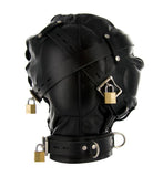 Strict Leather Sensory Deprivation Hood- SM