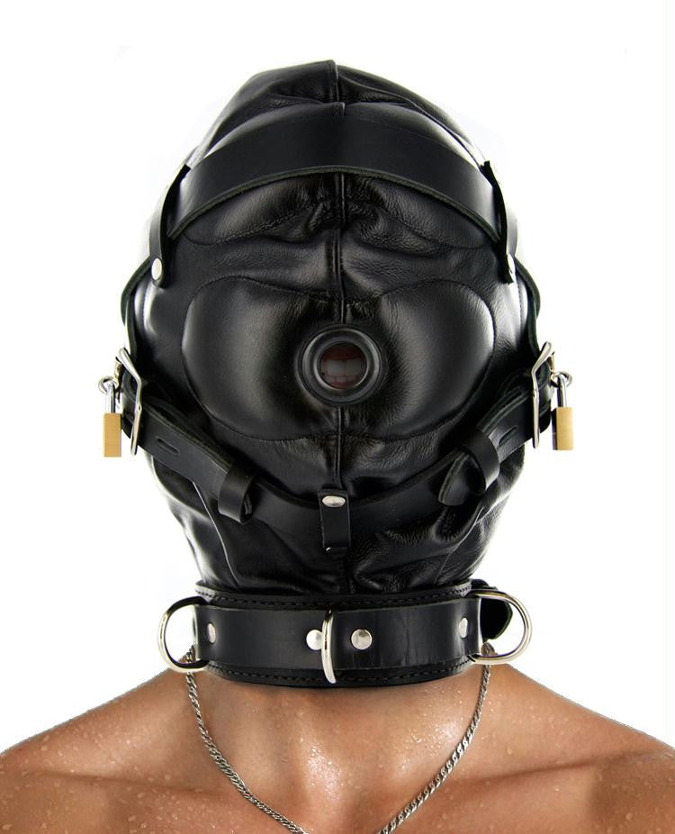 Strict Leather Sensory Deprivation Hood- SM