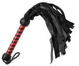 Strict Leather Flogger- Black