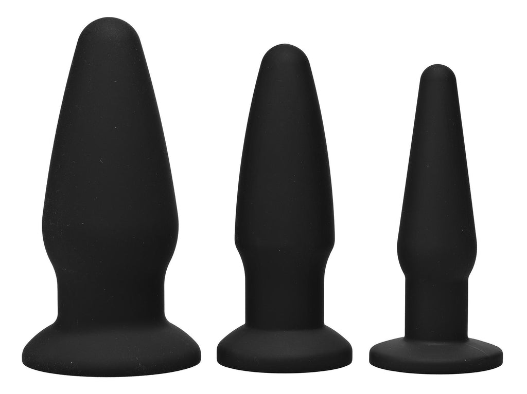 Trinity Silicone Butt Plug Kit